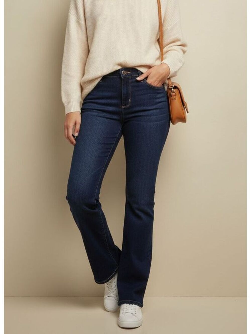 Old Navy High-Rise Wow Flare Jeans Dark Wash Denim Size 14
